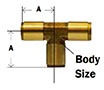 Push In Union Tee Diagram